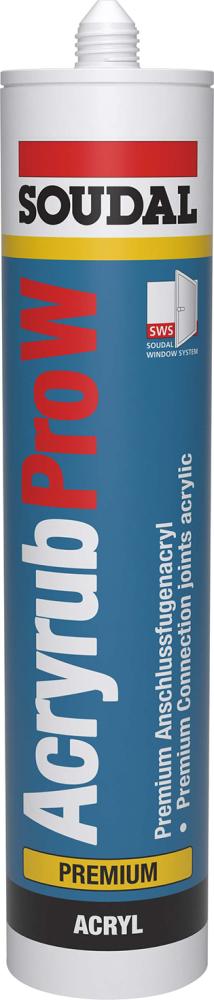 ACRYRUB PRO W 310ml schwarz SOUDAL