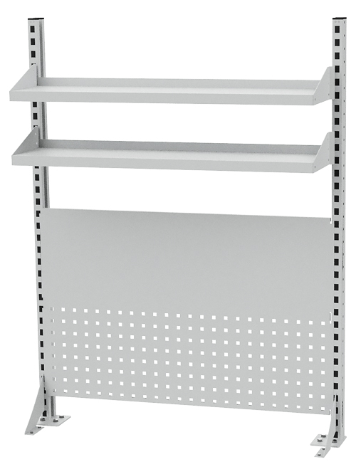 Multi-Wand-Aufbau Breite 1500, 1x Energiekanal, 1x Lochwand, 1x Magnetwand, 2...