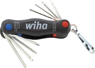 Handklapphalter 8-teilig gemischt Mini-PocketStar Wiha
