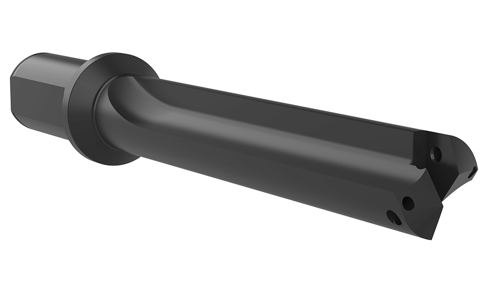 T-A® Halter Serie 3 mittellang, geradegenutet Weldonschaft (Zoll) Ø 1-1/2