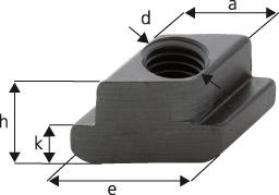 Nutenstein RHOMBUS DIN510M24x28mm AMF