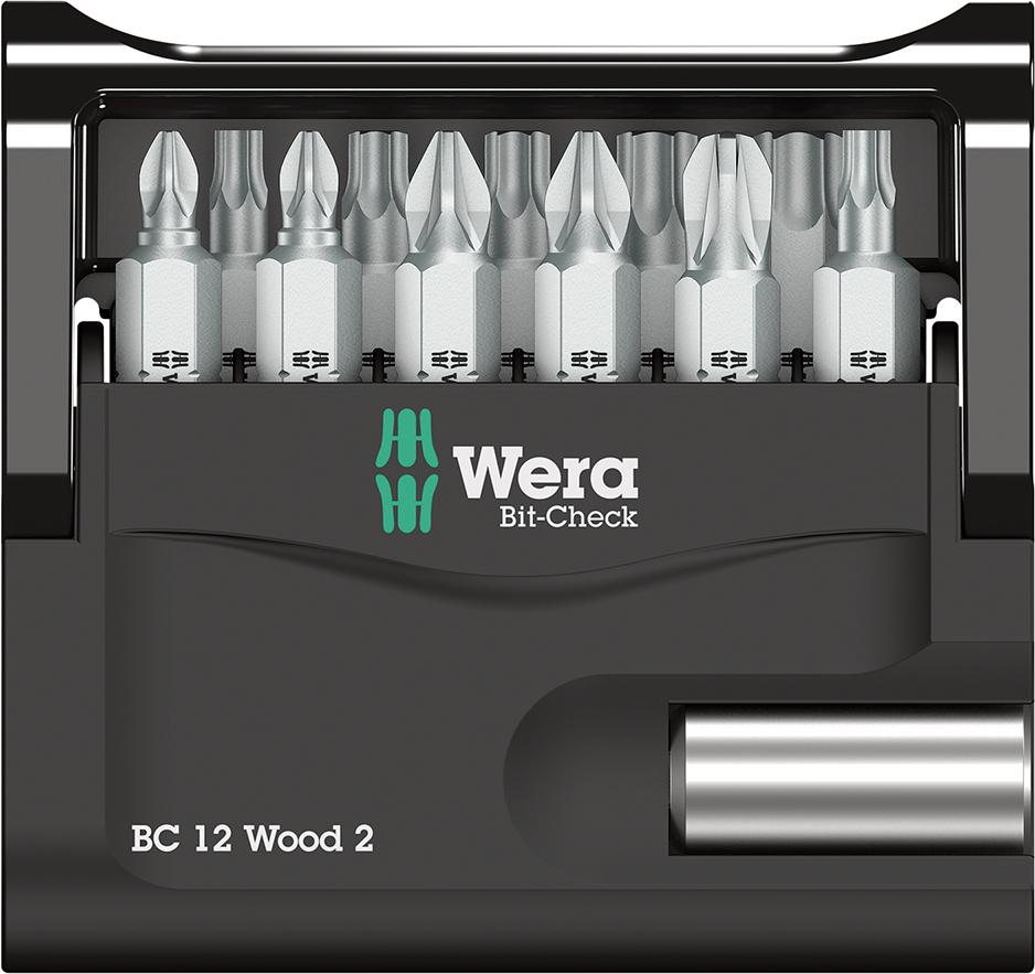 Bit-Satz Bit-Check 12 Wood 2 Wera