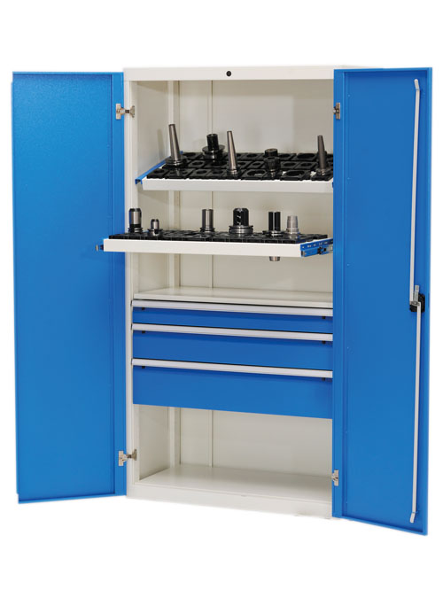 CNC-Flügeltürenschrank mit Vollblechtüren, Tiefe 500 mm, R 36-16