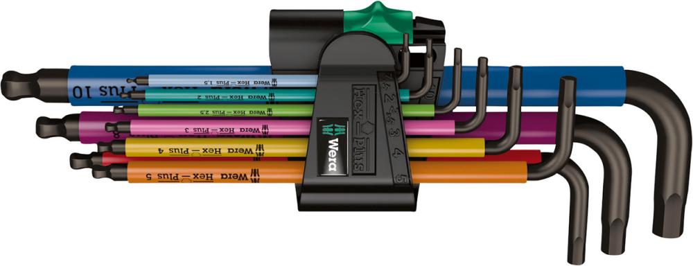 Winkelschraubendreher- Satz Multicolor 9-teilig Wera