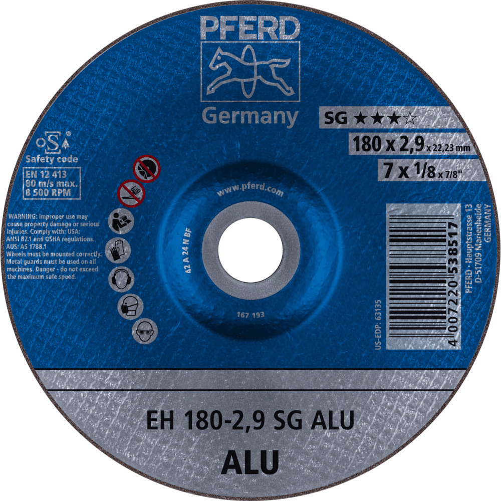 PFERD Trennscheiben EH 180-2,9 SG ALU