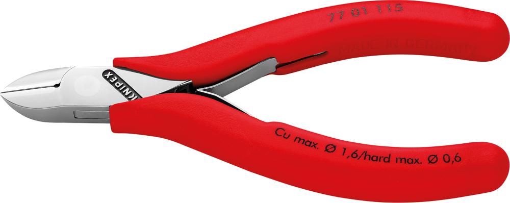 Seitenschneider Elektronik mit Fase 115mmKNIPEX