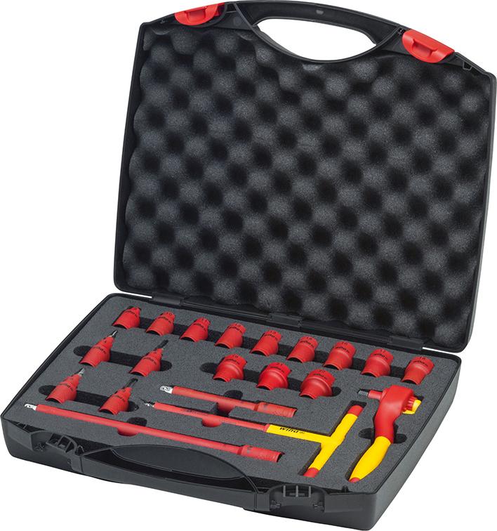Steckschlüssel-Garnitur 3/8" VDE 20-teilig Wiha