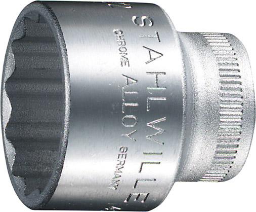 Steckschlüsseleinsatz 12-kant 3/8" 19mm Stahlwille