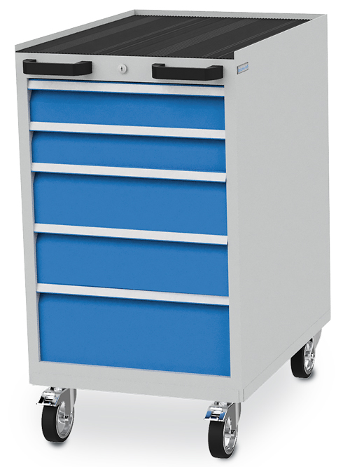 Mobiler Schubladenschrank, Tiefe 736 mm, R 18-24, Schubladenanzahl: 5