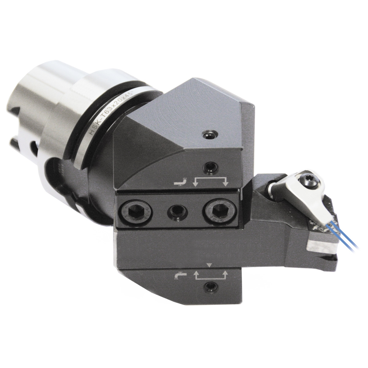 Multi-Drehhalter 45° HSK 63-20-93 mit IK