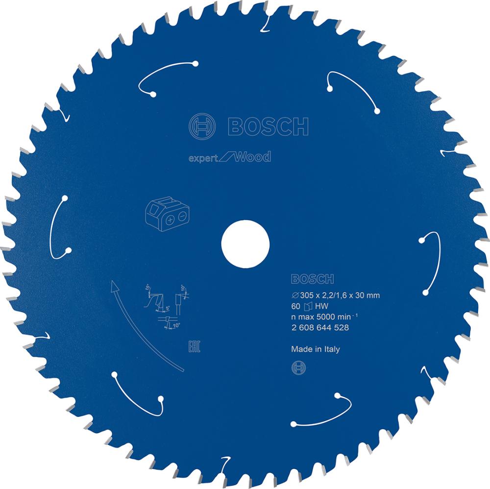 HM-Kreissägeblatt 305x2,2/1,6x30 60Z Bosch VE à 1 Stück Expert f Wood f Akkusägen