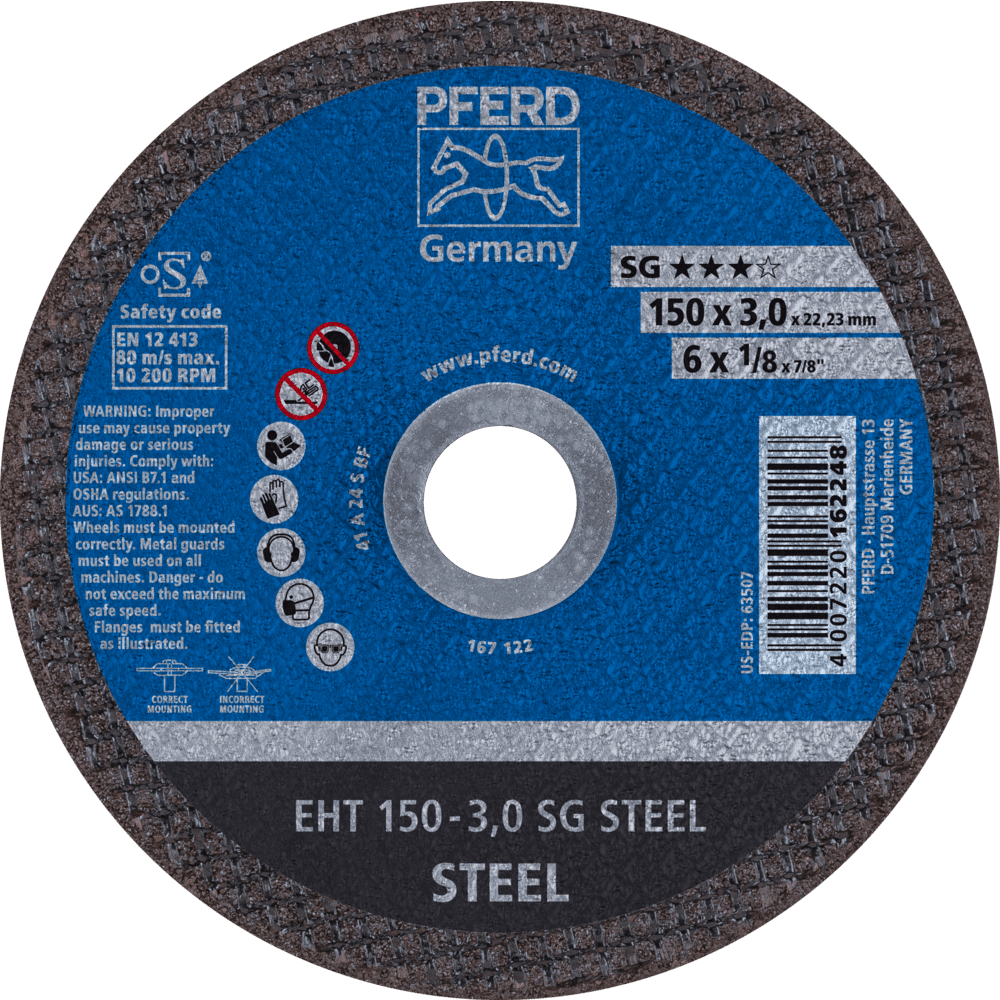 PFERD Trennscheiben EHT 150-3,0 SG STEEL