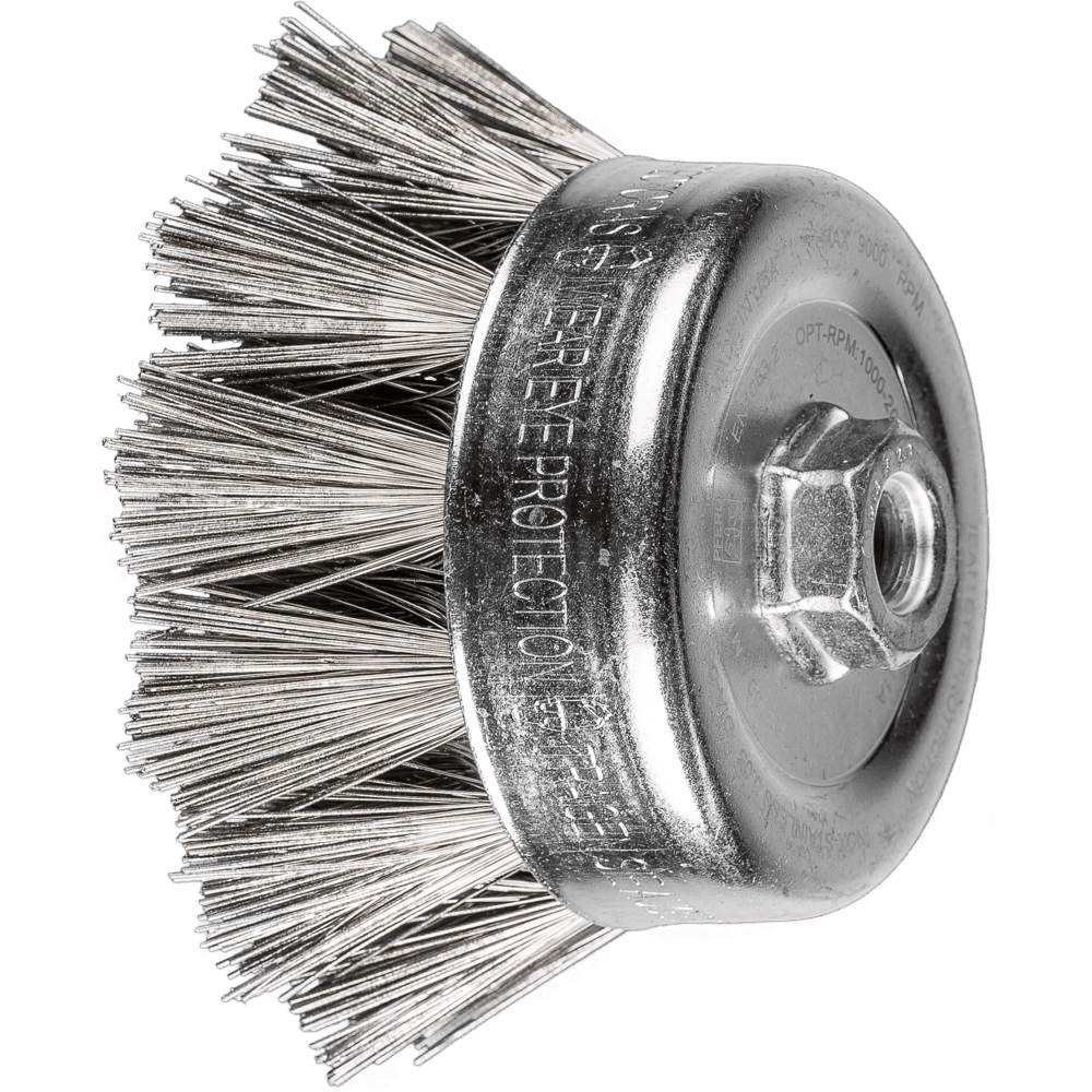 PFERD Topfbürsten mit Gewinde TBG 100/M14 INOX 0,50 DIA 400