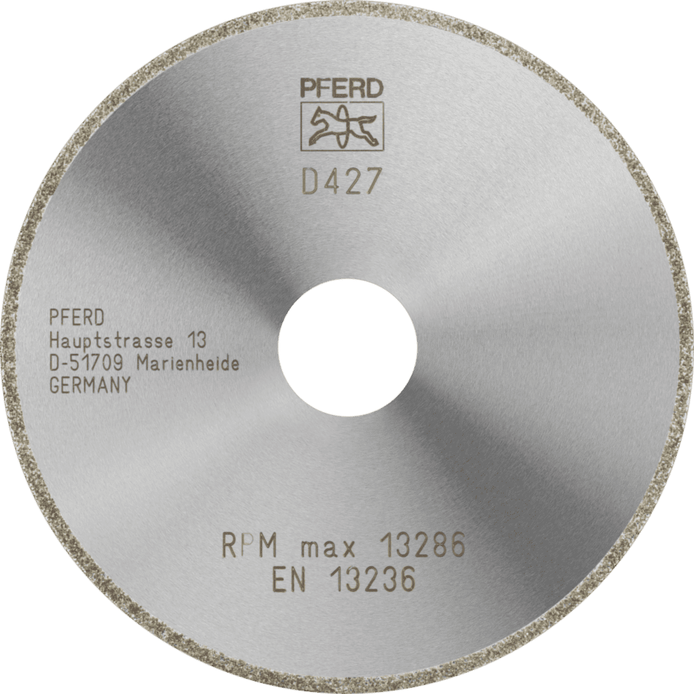 PFERD Dia.- und CBN-Trennwerkzeuge Galvanik D1A1R 115-2-22,23 D 427 GAD