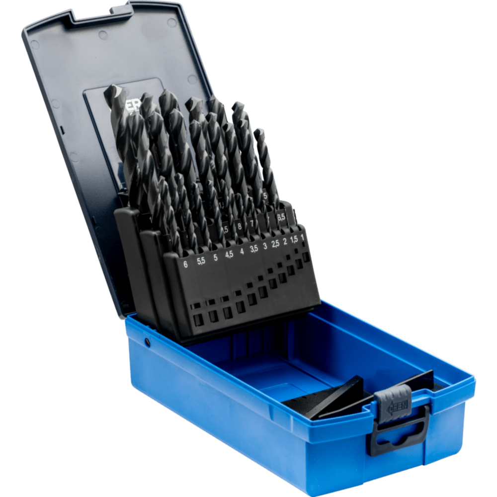 PFERD Bohr- und Senkwerkzeuge SET SPB DIN 338 HSSG N 1-13 STEEL 25