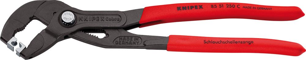 Schlauchklemmenzange für CLIC-Typ-SchlauchschellenGriffe kunststoff- überzogen 180mm KNIPEX