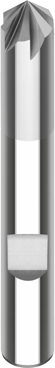 VHM-Entgrater 90° D1=20 D2=20 L2=10 L1=104 Z=6 HB