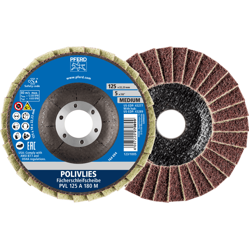 PFERD Vlieswerkzeuge PVL 125 A 180 M