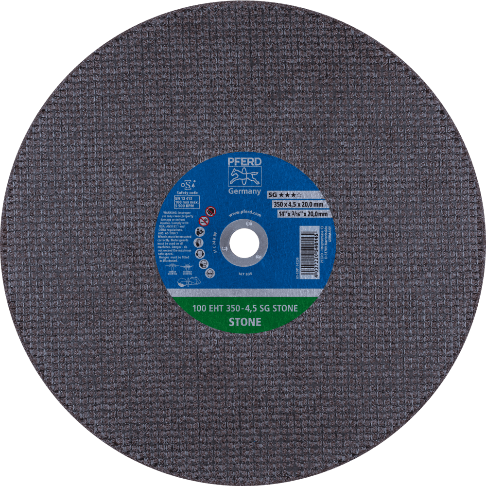 PFERD Trennscheiben 100 EHT 350-4,5 SG STONE/20,0