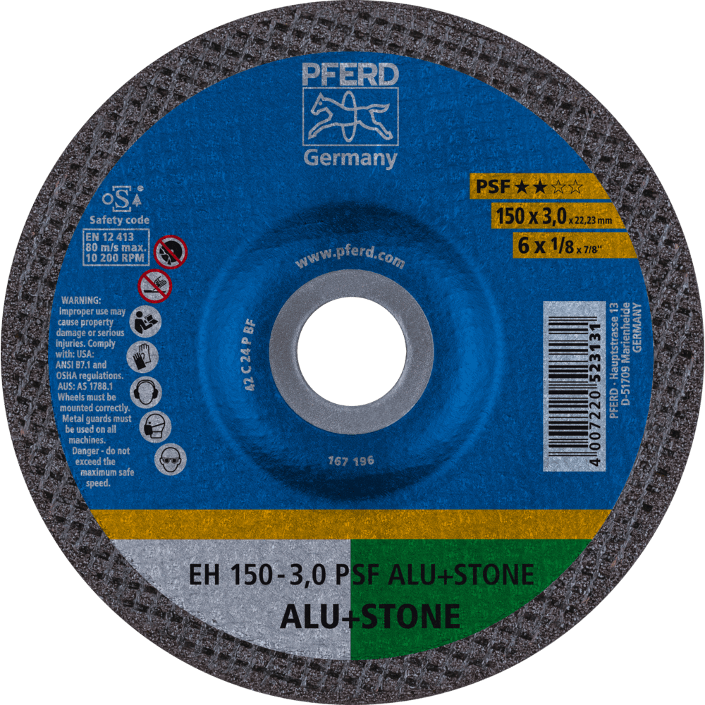 PFERD Trennscheiben EH 150-3,0 PSF ALU+STONE