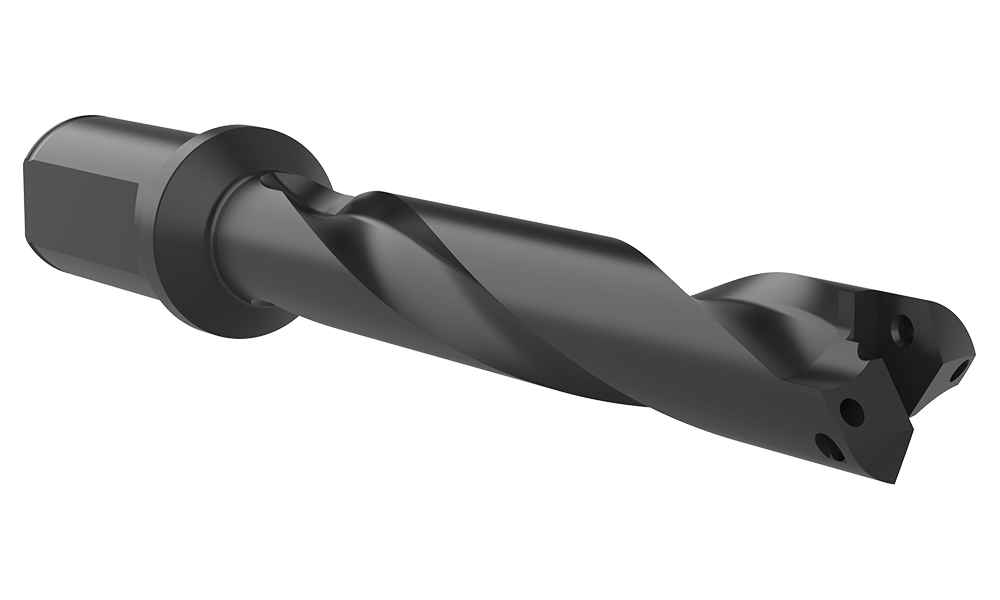 T-A® Halter Serie 2 mittellang, spiralgenutet Weldonschaft (Zoll) Ø 1-1/4