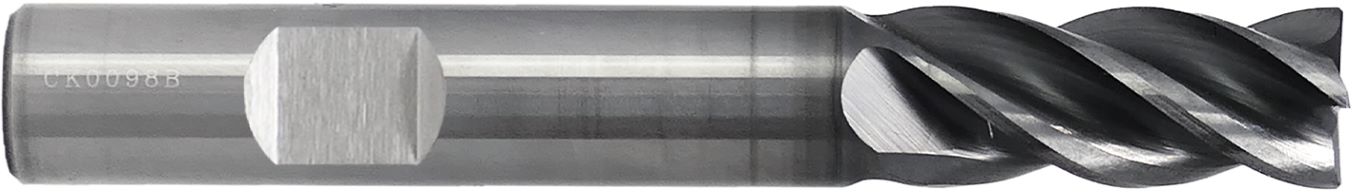 VHM-HL-Schaftfräser INOX-Titan Ø 12,00 mm, 4Z, ALNOVA