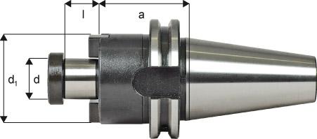 Aufsteckfräserdorn DIN69871AD SK50 32x50 FORTIS