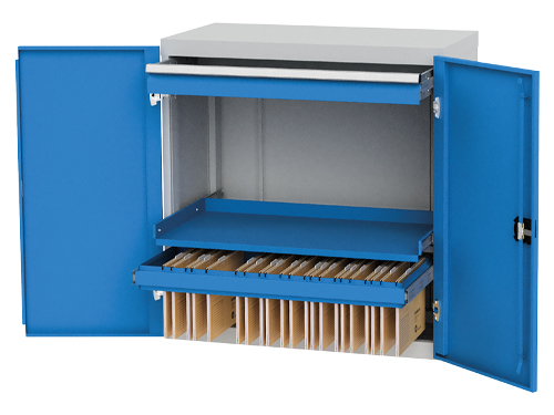 Flügeltürenschrank, Tiefe 500 mm, R 36-16, Schubladenanzahl: 1
