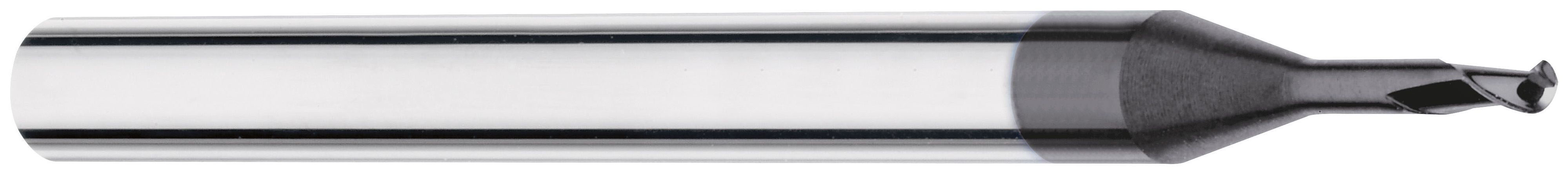 VHM-Mini-Radiusfräser Ø 3,00 mm, 2Z, AlTiN