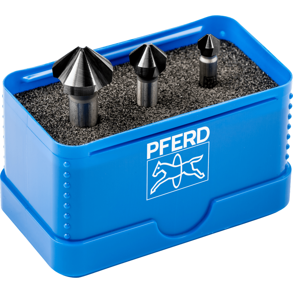 PFERD Bohr- und Senkwerkzeuge SET KES HSS DIN 335 C90° 3 HC-FEP