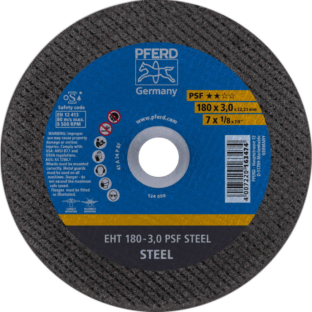 PFERD Trennscheiben EHT 180-3,0 PSF STEEL
