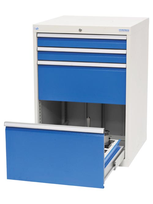 CNC-Schubladenschrank, Tiefe 736 mm, R 24-24, Schubladenanzahl: 4