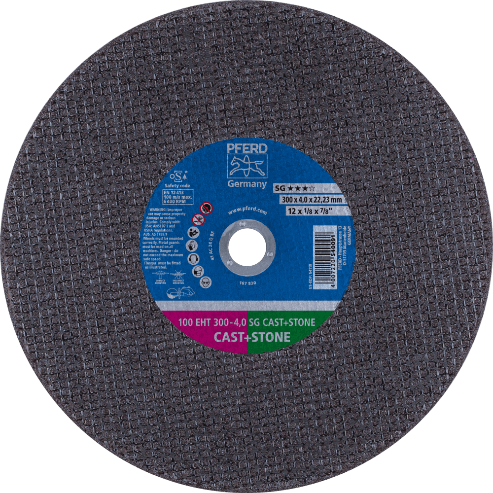 PFERD Trennscheiben 100 EHT 300-4,0 SG CAST+STONE/22,23