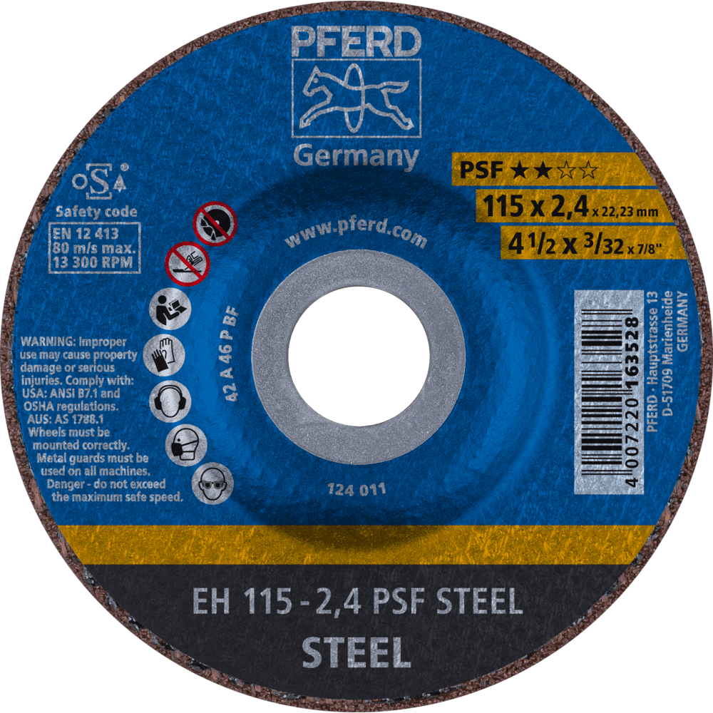 PFERD Trennscheiben EH 115-2,4 PSF STEEL