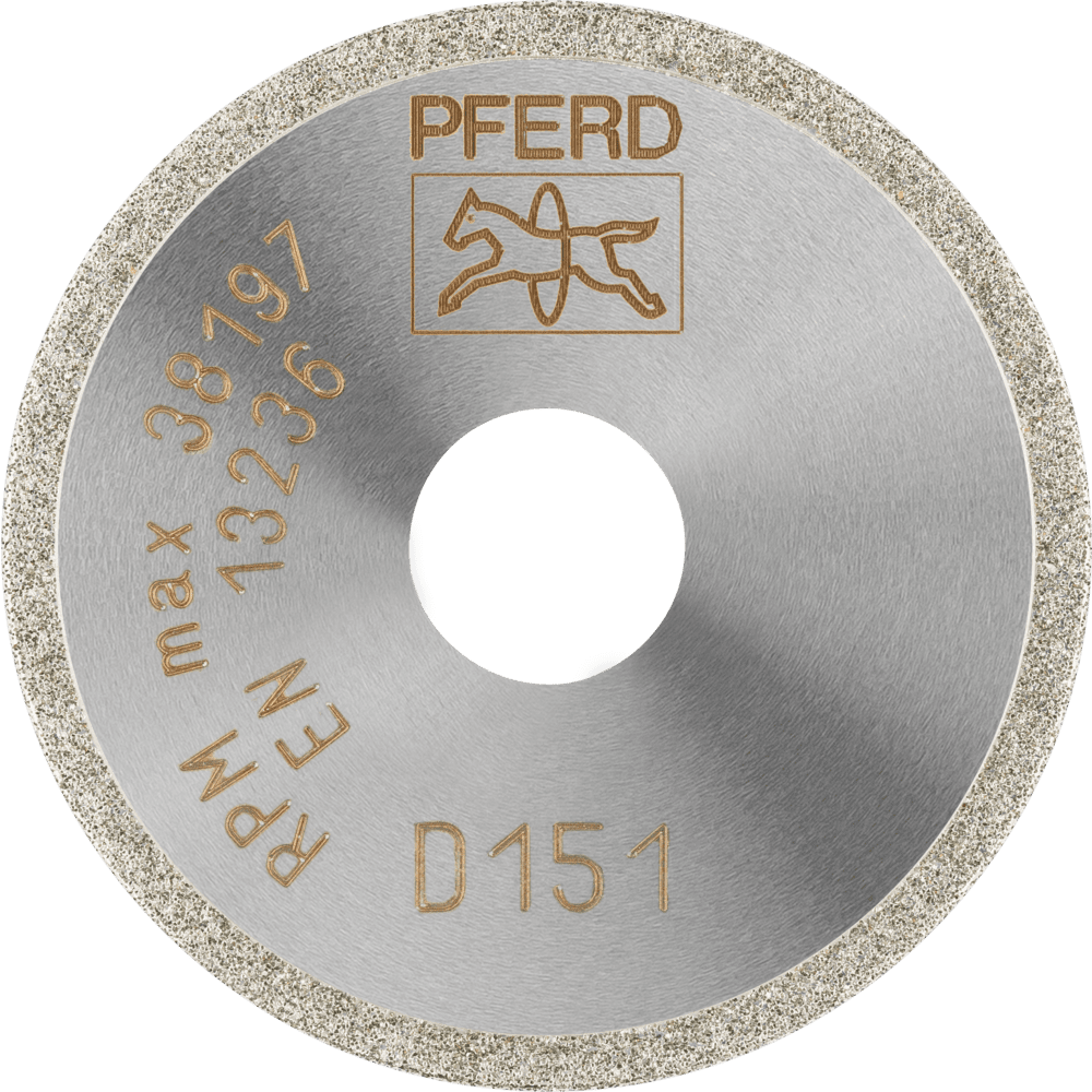 PFERD Dia.- und CBN-Trennwerkzeuge Galvanik D1A1R 40-1-10 D 151 GAD