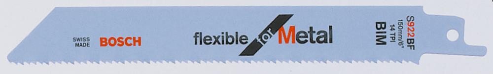 Säbelsägeblatt S 922 BF Bosch VE à 5 Stück Flexible for Metal