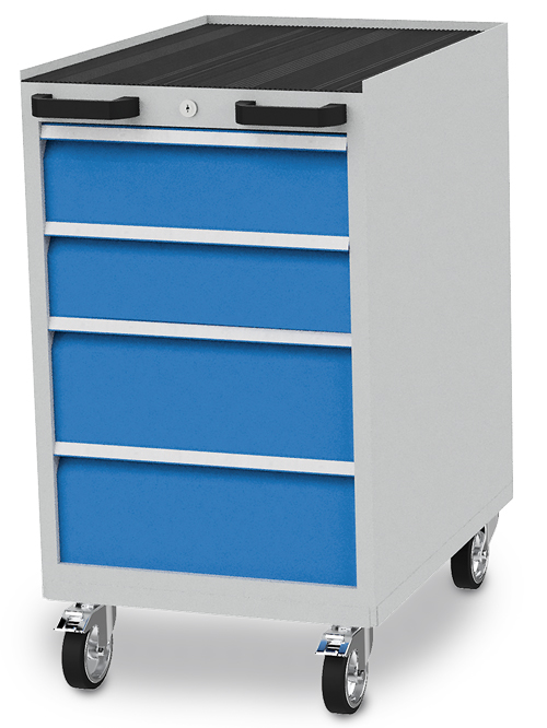 Mobiler Schubladenschrank, Tiefe 736 mm, R 18-24, Schubladenanzahl: 4