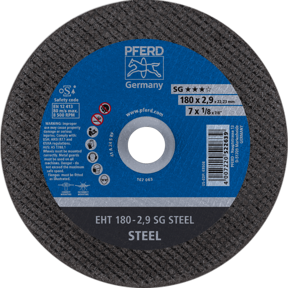 PFERD Trennscheiben EHT 180-2,9 SG STEEL