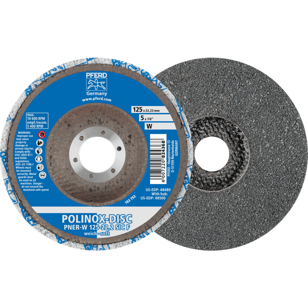 PFERD Vlieswerkzeuge DISC PNER-W 125-22,2 SiC F