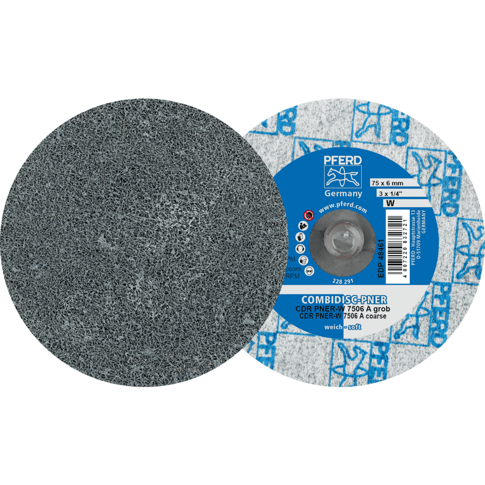 PFERD COMBIDISC-Schleifwerkzeuge CDR PNER-W 7506 A G