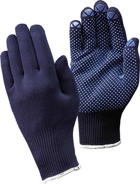 Strickhandschuh Packer, genoppt,blau, Gr.9 FORTIS