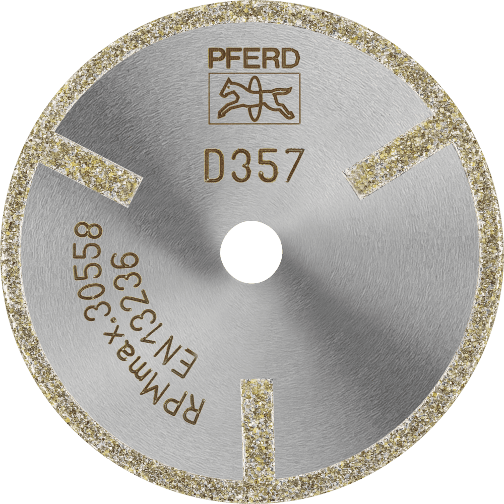 PFERD Dia.- und CBN-Trennwerkzeuge Galvanik D1A1R 50-2-10 D 357 GAG