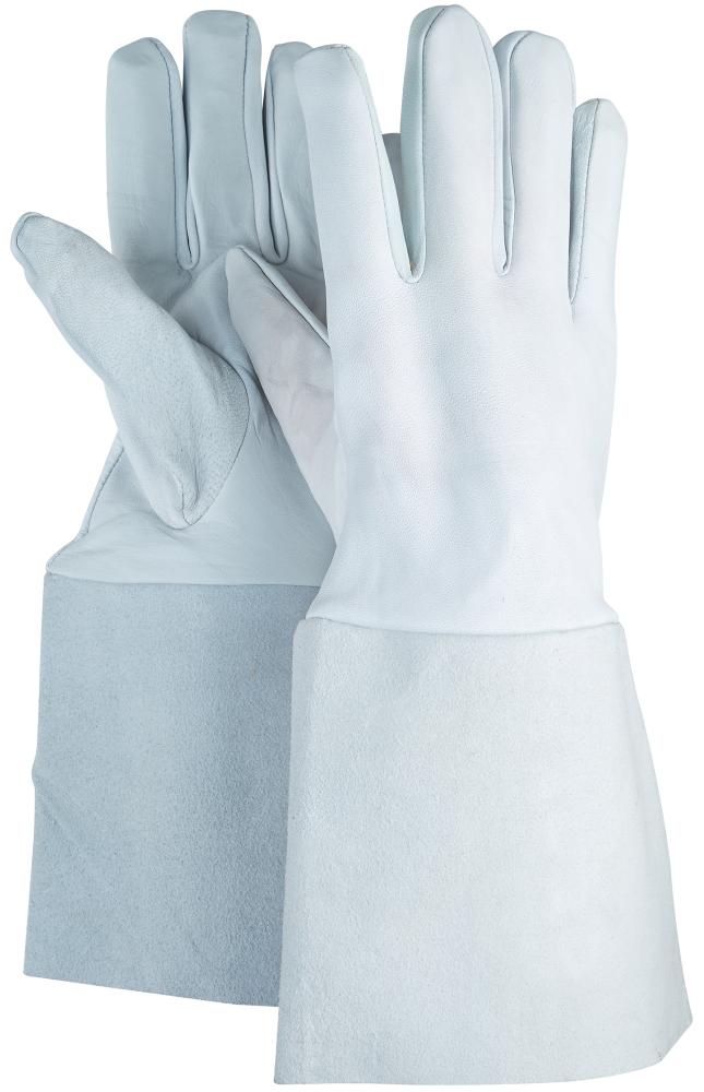 Lederhandschuh BIHAR, 5-finger, 35cm, Gr.10