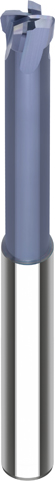 VHM-Stirntorusfräser lang D1=16 D2=16 L2=6 L1=130 D3=13,5 L3=80 ER=1,3