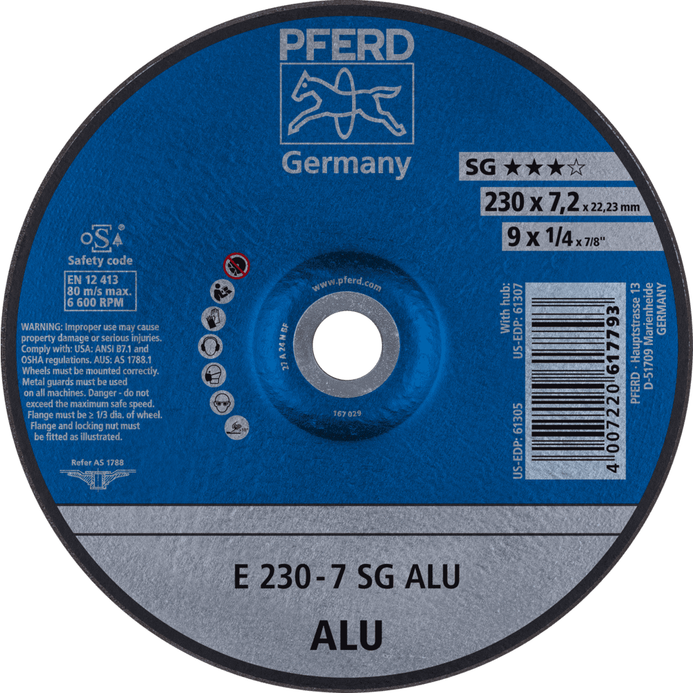 PFERD Schruppscheiben E 230-7 SG ALU