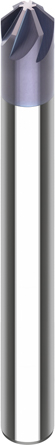 VHM-Entgrater 90° D1=3 D2=3 L2=1 L1=50 Z=5 HA TIALN