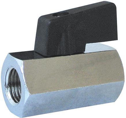 Kugelhahn Mini BR 93500 Flügelgriff, IG/IG G 1/4", PN 30, Messing BEE