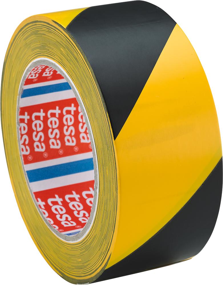 Tesa 4169 gelb/schwarz Warnband 33mx50mm