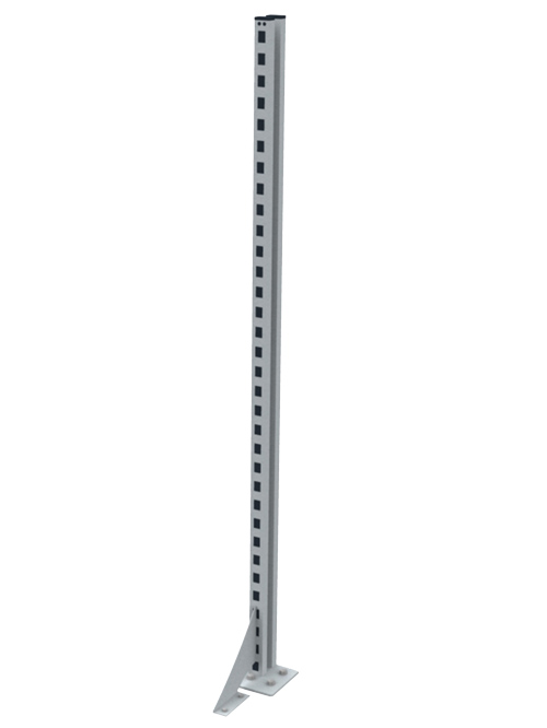 Tragsäule rechts Höhe 650, Montage auf Arbeitsplatten ab 40 mm