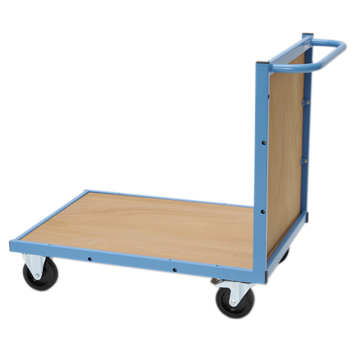 Transportwagen mit Holzboden, Rückwand
